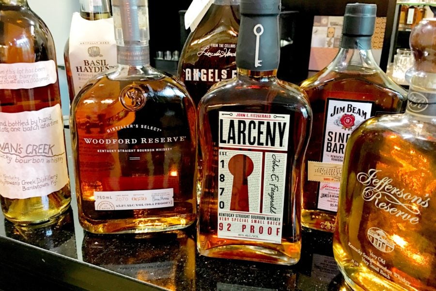 The tasting field included: Basil Hayden, Woodford Reserve, Jim Beam Single Barrel, Larceny, Angels Envy, Rowan's Creek, Jefferson's Reserve, and Makers 46