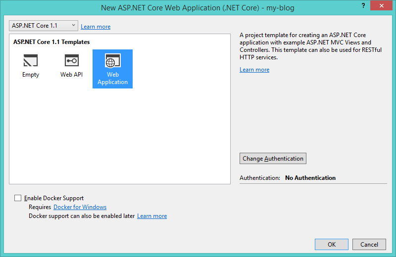 ASP.NET Core Options